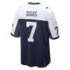 Trevon Diggs Dallas Cowboys Nike Alternate Game Team Jersey - Navy - Detail View