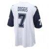 Trevon Diggs Dallas Cowboys Nike Alternate Game Team Jersey - White - Detail View