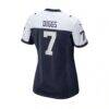 Trevon Diggs Dallas Cowboys Nike Women's Alternate Game Jersey - Navy - Detail View
