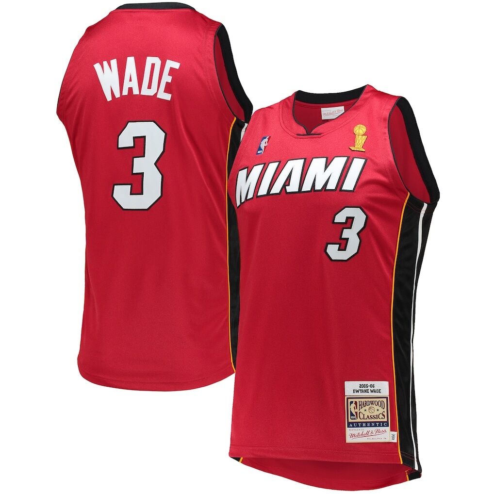 Dwyane Wade Miami Heat Mitchell & Ness 2005-06 Hardwood Classics Authentic Jersey