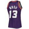 Steve Nash Phoenix Suns Mitchell & Ness 1996/97 Hardwood Classics Swingman Jersey - Purple - Detail View