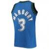 Stephon Marbury Minnesota Timberwolves Mitchell & Ness 1996/97 Hardwood Classics Swingman Jersey - Blue - Detail View