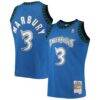 Stephon Marbury Minnesota Timberwolves Mitchell & Ness 1996/97 Hardwood Classics Swingman Jersey - Blue - Front View