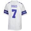 Trevon Diggs Dallas Cowboys Nike Youth Game Jersey - White - Detail View