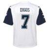 Trevon Diggs Dallas Cowboys Nike Youth Alternate Game Jersey - White - Detail View