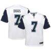 Trevon Diggs Dallas Cowboys Nike Youth Alternate Game Jersey - White - Front View