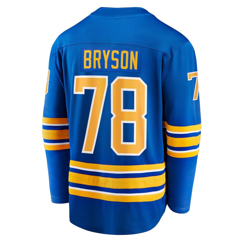 Jacob Bryson Buffalo Sabres Fashion7 Home Breakaway Player Jersey - Royal