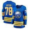Jacob Bryson Buffalo Sabres Fanatics Women's Home Breakaway Player Jersey - - Front View