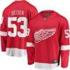 Moritz Seider Detroit Red Wings Fashion7 Home Breakaway Player Jersey - Red - Front View