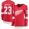 Lucas Raymond Detroit Red Wings Fashion7 Women's Home Breakaway Player Jersey - Red - Front View