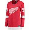 Moritz Seider Detroit Red Wings Fashion7 Women's Home Breakaway Player Jersey - Red - Side View
