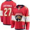 Eetu Luostarinen Florida Panthers Fashion7 Home Breakaway Player Jersey - Red - Front View