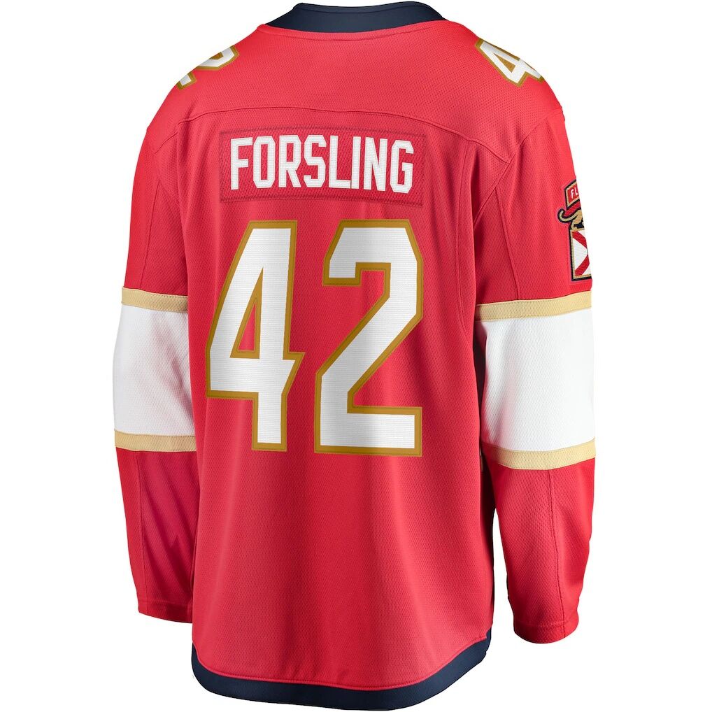 Gustav Forsling Florida Panthers Fashion7 Home Breakaway Player Jersey