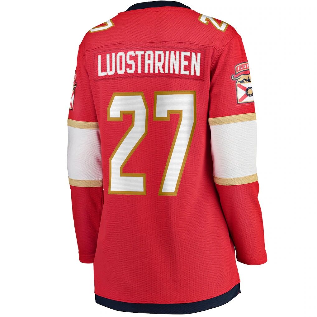 Eetu Luostarinen Florida Panthers Fashion7 Women's Home Breakaway Player Jersey