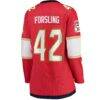 Gustav Forsling Florida Panthers Fashion7 Women's Home Breakaway Player Jersey - Red - Detail View