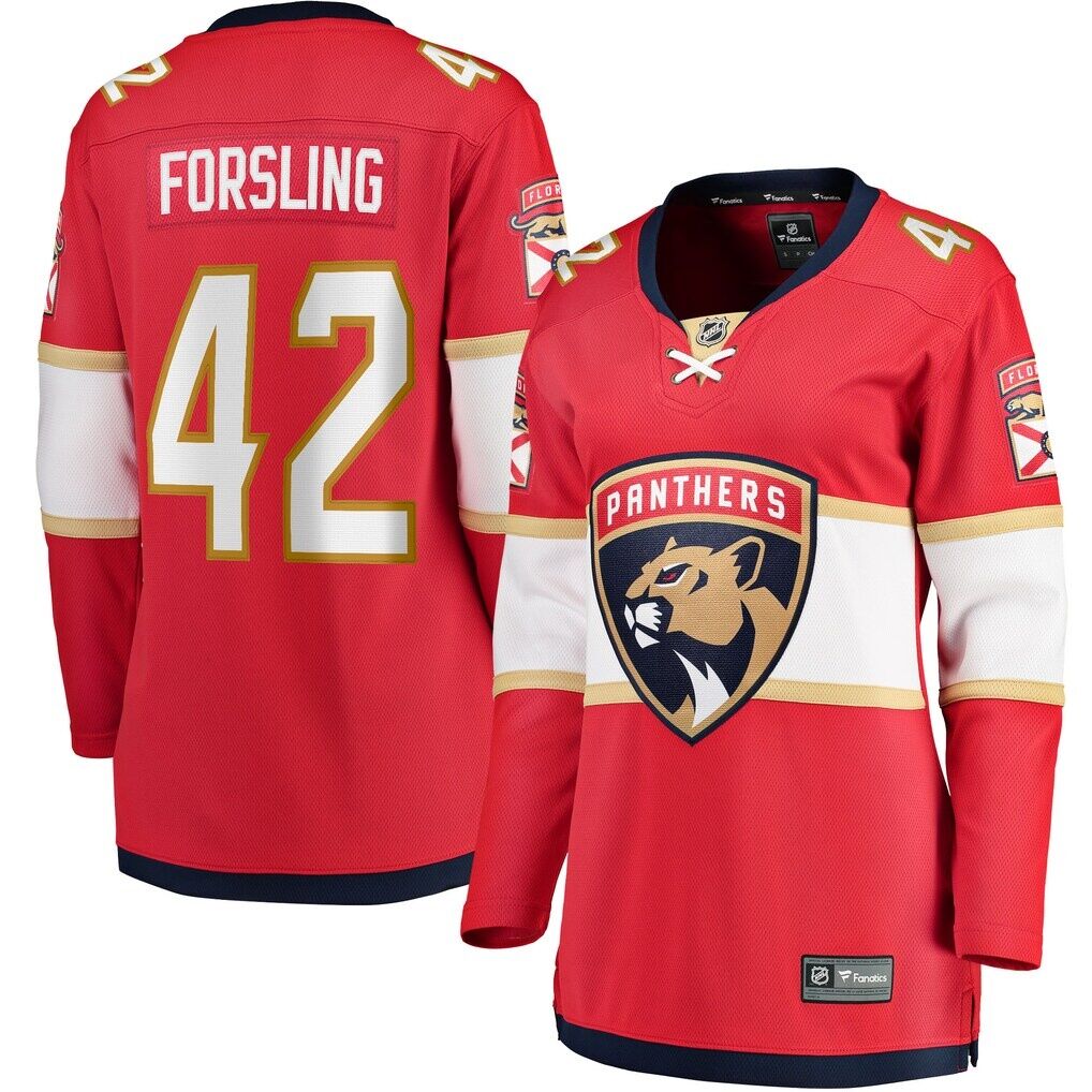 Gustav Forsling Florida Panthers Fashion7 Women's Home Breakaway Player Jersey