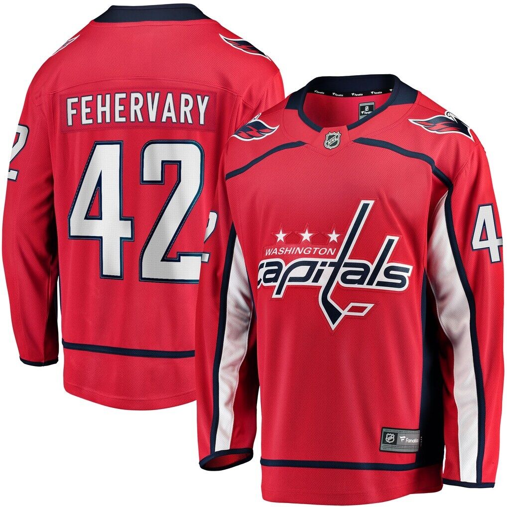 Martin Fehervary Washington Capitals Fashion7 Home Breakaway Player Jersey