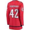 Martin Fehervary Washington Capitals Fashion7 Women's Home Breakaway Player Jersey - Red - Detail View