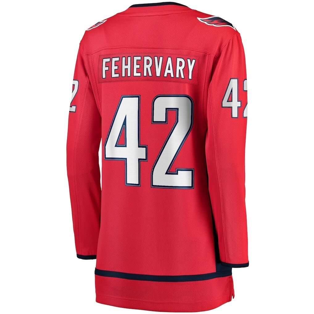 Martin Fehervary Washington Capitals Fashion7 Women's Home Breakaway Player Jersey