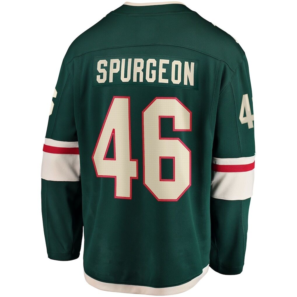 Jared Spurgeon Minnesota Wild Home Breakaway Player Jersey