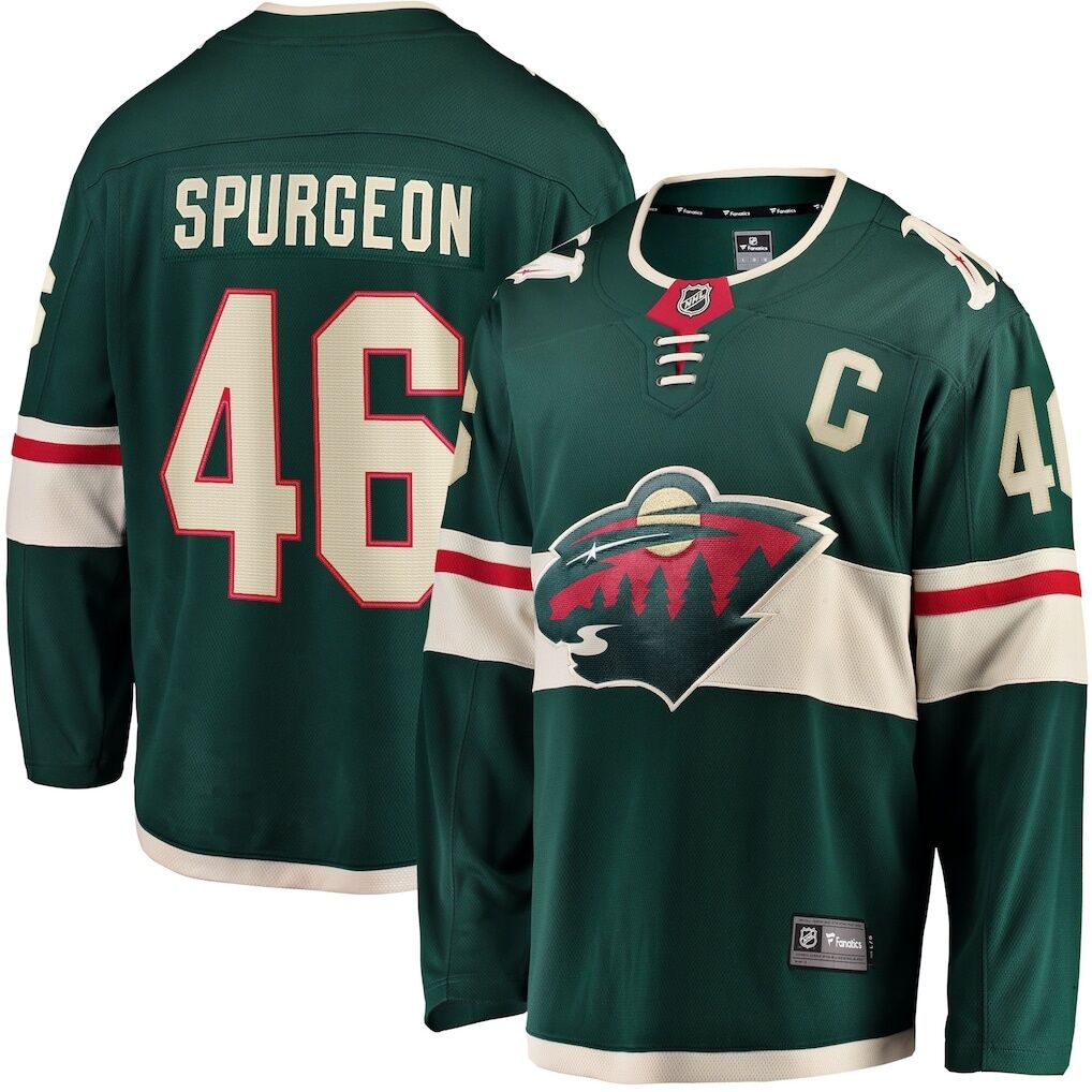 Jared Spurgeon Minnesota Wild Home Breakaway Player Jersey
