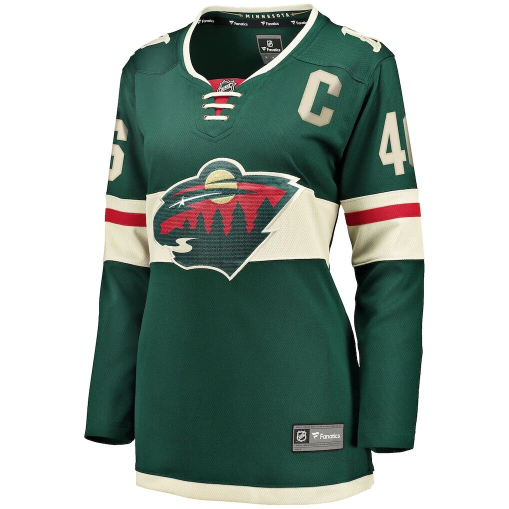 Jared Spurgeon Minnesota Wild Women's Home Breakaway Player Jersey