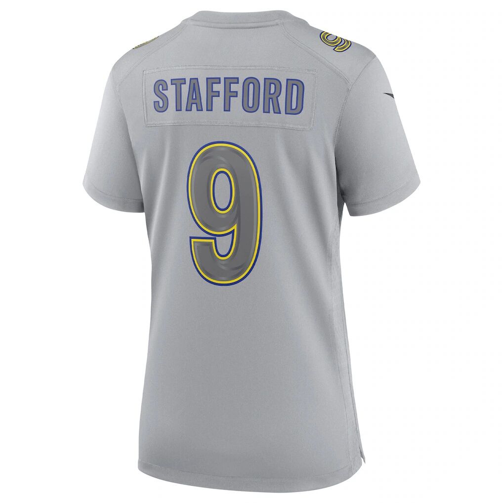 Matthew Stafford Los Angeles Rams Nike Women's Atmosphere Fashion Game Jersey