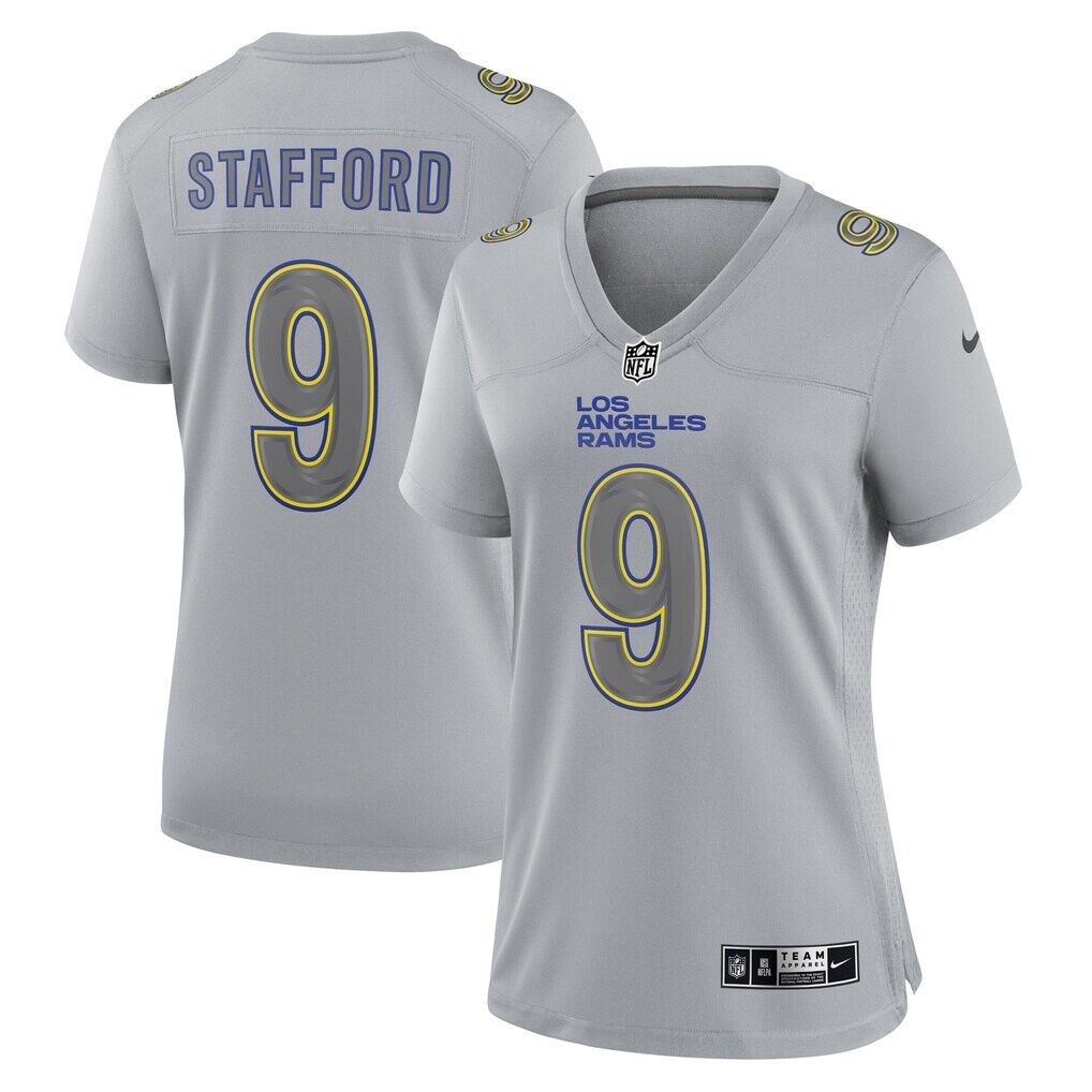 Matthew Stafford Los Angeles Rams Nike Women's Atmosphere Fashion Game Jersey