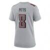 Kyle Pitts Atlanta Falcons Nike Women's Atmosphere Fashion Game Jersey - Gray - Detail View