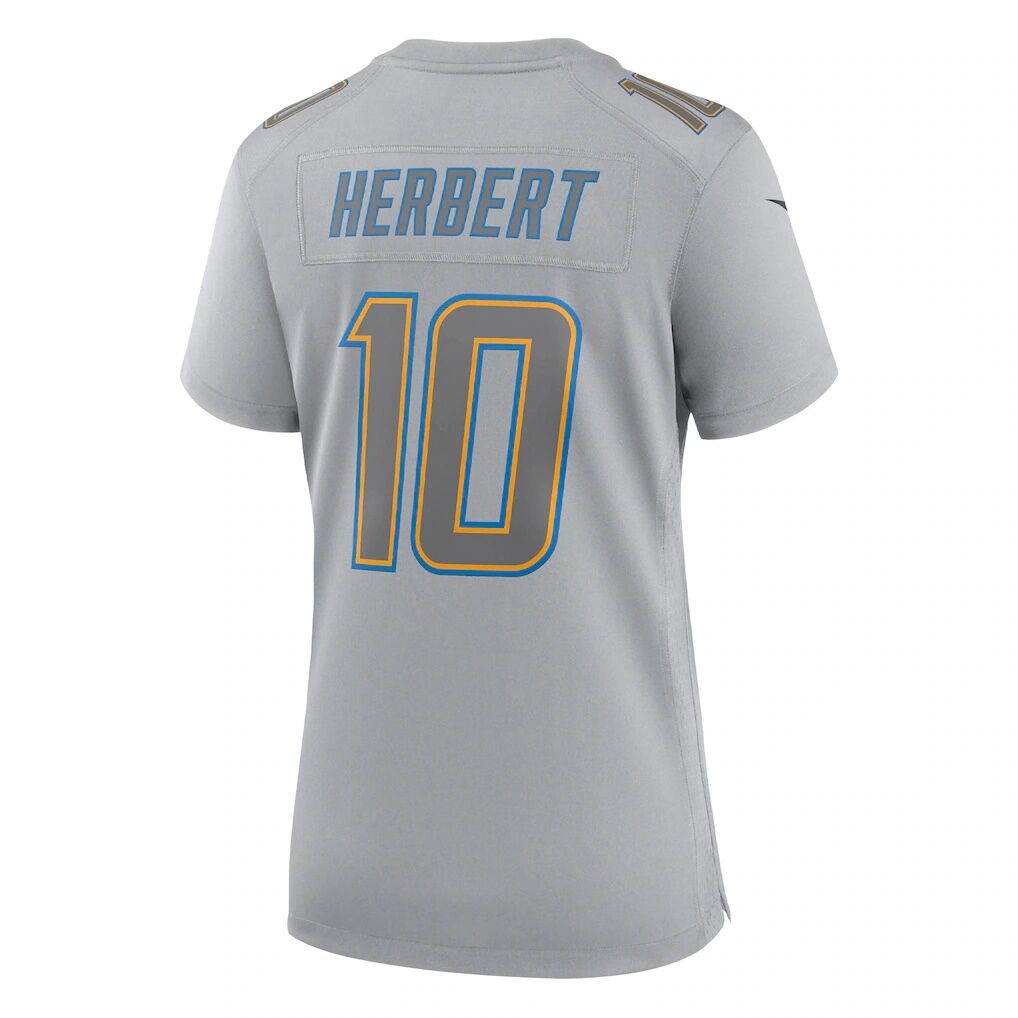 Justin Herbert Los Angeles Chargers Nike Women's Atmosphere Fashion Game Jersey