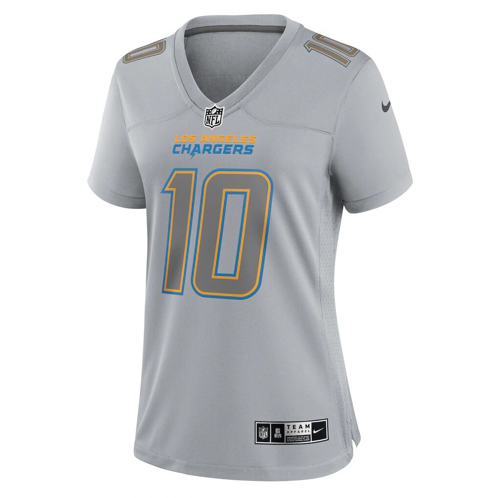 Justin Herbert Los Angeles Chargers Nike Women's Atmosphere Fashion Game Jersey