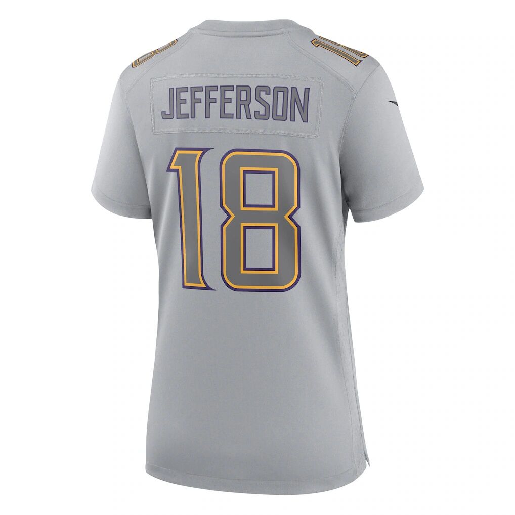 Justin Jefferson Minnesota Vikings Nike Women's Atmosphere Fashion Game Jersey