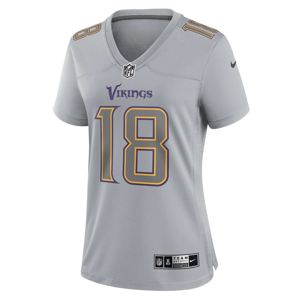 Justin Jefferson Minnesota Vikings Nike Women's Atmosphere Fashion Game Jersey