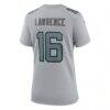 Trevor Lawrence Jacksonville Jaguars Nike Women's Atmosphere Fashion Game Jersey - Gray - Detail View