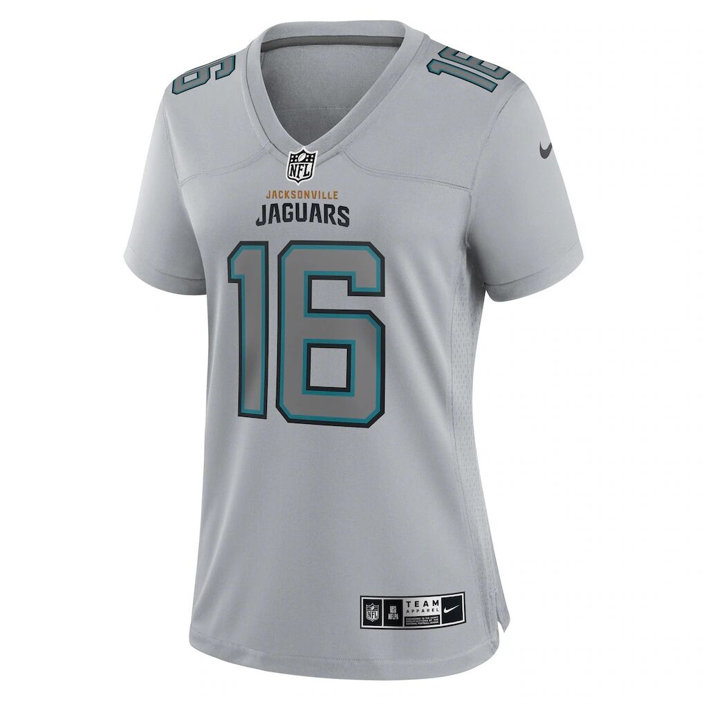 Trevor Lawrence Jacksonville Jaguars Nike Women's Atmosphere Fashion Game Jersey