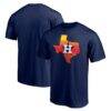 Houston Astros Hometown Collection Texas Sunrise T-Shirt - Navy - Front View