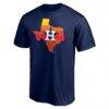 Houston Astros Hometown Collection Texas Sunrise T-Shirt - Navy - Side View