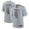 Dak Prescott Dallas Cowboys Nike Atmosphere Fashion Game Jersey - Gray - Front View
