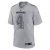 Dak Prescott Dallas Cowboys Nike Atmosphere Fashion Game Jersey - Gray - Side View