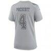 Dak Prescott Dallas Cowboys Nike Women's Atmosphere Fashion Game Jersey - Gray - Detail View