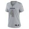 Dak Prescott Dallas Cowboys Nike Women's Atmosphere Fashion Game Jersey - Gray - Side View