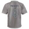 Dak Prescott Dallas Cowboys Nike Youth Atmosphere Game Jersey - Gray - Detail View