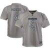 Dak Prescott Dallas Cowboys Nike Youth Atmosphere Game Jersey - Gray - Front View