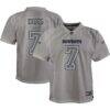 Trevon Diggs Dallas Cowboys Nike Youth Atmosphere Game Jersey - Gray - Front View