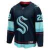 Vince Dunn Seattle Kraken Fashion7 Home Breakaway Player Jersey - - Side View