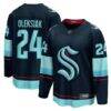 Jamie Oleksiak Seattle Kraken Fashion7 Home Breakaway Player Jersey - - Front View