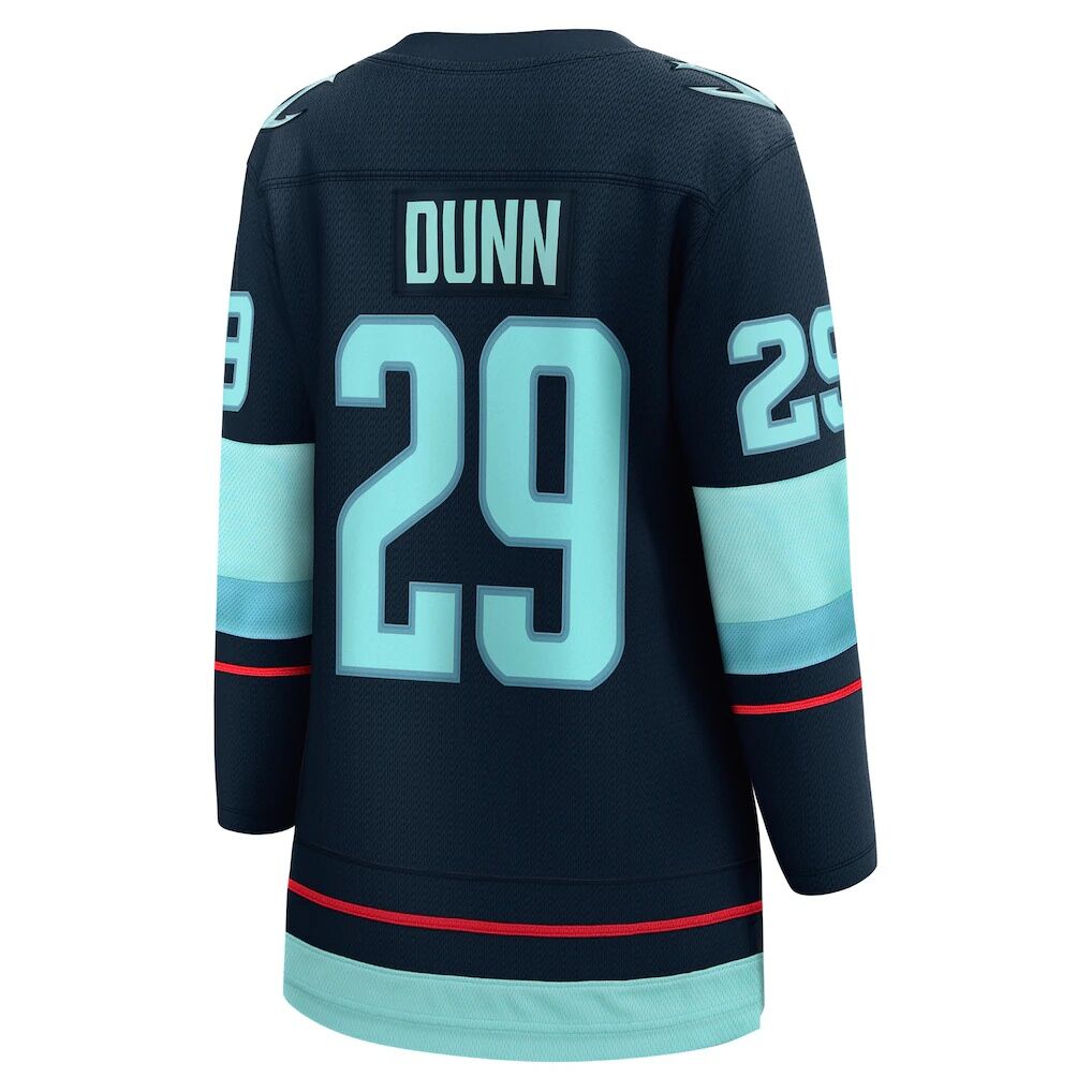 Vince Dunn Seattle Kraken Fashion7 Women's Home Breakaway Player Jersey - Deep Sea Blue