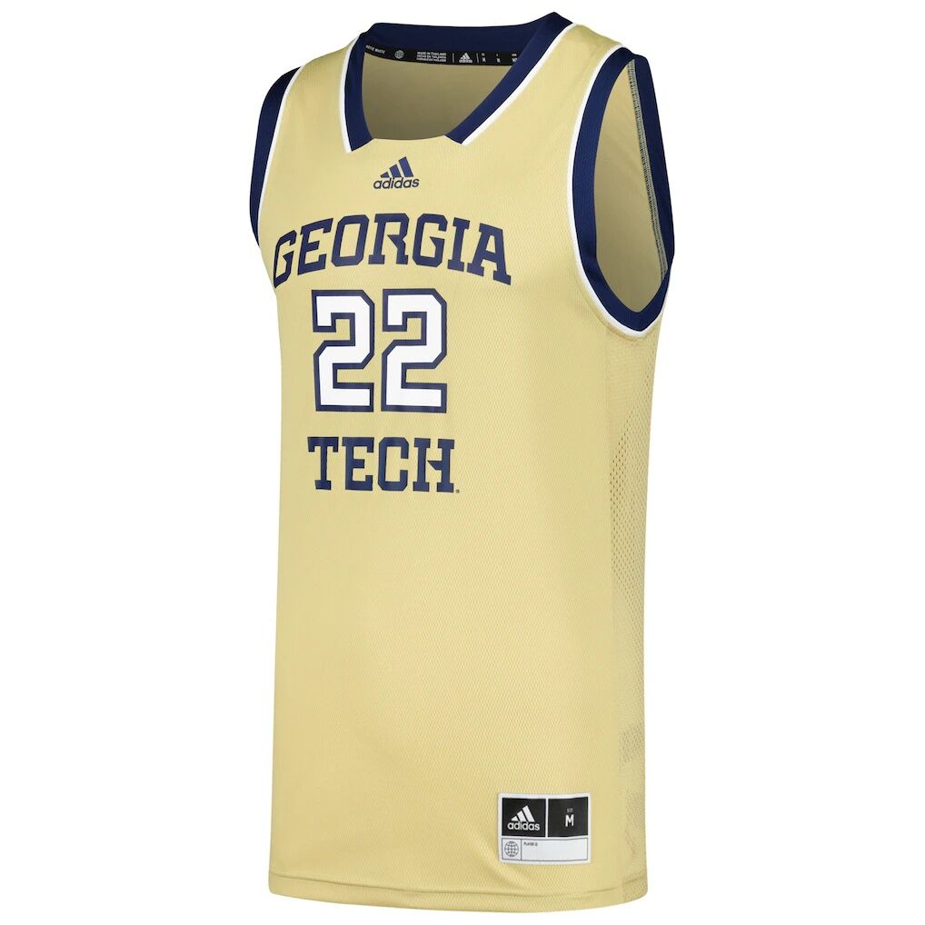 #22 Georgia Tech Yellow Jackets adidas Swingman Jersey