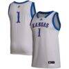 # Kansas Jayhawks adidas Swingman Jersey - Gray - Front View
