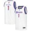 # Kansas Jayhawks adidas Swingman Basketball Jersey - White - Front View